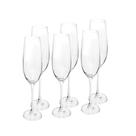 Conjunto 6 Taças de Champanhe de Cristal Ecológico Columba 260ml - Wolff Conjunto 6 Taças de Champanhe de Cristal Ecológico Columba 260ml - Wolff
