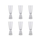 Conjunto 6 Taças de Champanhe em Vidro com Base Canelada 200ml GI0063 BTC