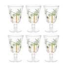 Conjunto 6 Taças de Cristal Palm Hand Paiting 240ml - Lyor
