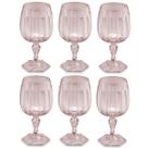 Conjunto 6 Taças de Plástico 350ml para Água Suco Drinks UZ Translúcido Conjunto 6 Taças de Plástico 350ml para Água Suco Drinks UZ Translúcido
