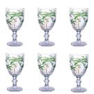 Conjunto 6 Tacas De Vidro Palm Tree Color 300ml - Class Home Conjunto 6 Tacas De Vidro Palm Tree Color 300ml - Class Home
