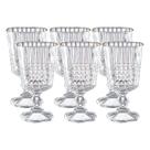Conjunto 6 Taças de Vinho Vidro Listrado 360ml