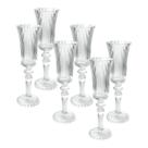 Conjunto 6 Taças Graffiato De Vidro Para Champanhe 150ml