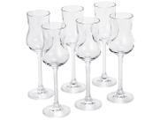 Conjunto 6 taças grappa cristal bohemia