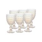 Conjunto 6 Taças para Água de Vidro Roman Rainbow 345 ml Casa Del Grande