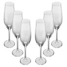 Conjunto 6 taças para champanhe de cristal ecológico columba optic 260ml Conjunto 6 taças para champanhe de cristal ecológico columba optic 260ml