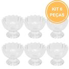 Conjunto 6 Taças Para Sobremesa De Vidro Geneva 125ml - Wolff