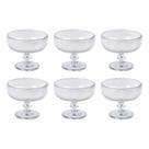 Conjunto 6 Taças para Sobremesa Listra 350 ml Mor