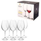 Conjunto 6 taças para vinho bordeaux de cristal gastro 580ml Conjunto 6 taças para vinho bordeaux de cristal gastro 580ml