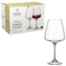 Conjunto 6 taças para vinho de cristal corvus 570ml