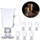 Conjunto 6 taças xícaras canecas copos cappuccino café Lyor Conjunto 6 taças xícaras canecas copos cappuccino café Lyor