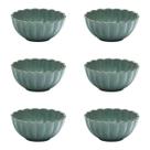 Conjunto 6 Tigelas Sobremesa Flora Hortência 12cm Oxford Conjunto 6 Tigelas Sobremesa Flora Hortência 12cm Oxford
