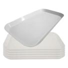 Conjunto 6 Travessas Retangulares De Melamina Branca Bandeja Decorativa 31x16cm Kit Prato Retangular Para Buffet Bestfer Conjunto 6 Travessas Retangulares De Melamina Branca Bandeja Decorativa 31x16cm Kit Prato Retangular Para Buffet Bestfer