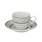 Conjunto 6 Xícaras Café Porcelain Grécia 80ml - Concepts life Conjunto 6 Xícaras Café Porcelain Grécia 80ml - Concepts life