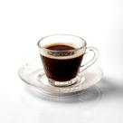 Conjunto 6 Xícaras de Café com Pires Vidro Elegante 90ml