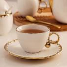 Conjunto 6 Xícaras de Chá de Porcelana 200ml Wolff Conjunto 6 Xícaras de Chá de Porcelana 200ml Wolff