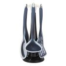Conjunto 7 Peças Silicone Preto Utensílios Duráveis