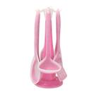Conjunto 7 Peças Utensílios Silicone Rosa Alta Resistência
