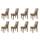 Conjunto 8 Cadeiras Madeira Moscou Conjunto 8 Cadeiras Madeira Moscou