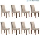 Conjunto 8 Cadeiras para Sala de Jantar Espanha Conjunto 8 Cadeiras para Sala de Jantar Espanha