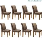 Conjunto 8 Cadeiras para Sala de Jantar Espanha Conjunto 8 Cadeiras para Sala de Jantar Espanha
