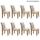 Conjunto 8 Cadeiras para Sala de Jantar Espanha Conjunto 8 Cadeiras para Sala de Jantar Espanha