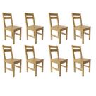 Conjunto 8 Cadeiras para Sala de Jantar Madeira Maciça Mandacaru Yescasa Conjunto 8 Cadeiras para Sala de Jantar Madeira Maciça Mandacaru Yescasa