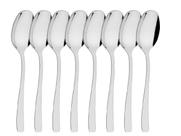 Conjunto 8 Colheres para Sobremesa Cosmos Talheres Tramontina em Aço Inox