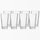 Conjunto 8 Copos Vidro 260ml Transparente Venice Base Forte