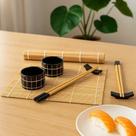 Conjunto 8 Peças para Sushi Bambu Naka Conjunto 8 Peças para Sushi Bambu Naka