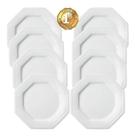 Conjunto 8 Pratos Rasos Jantar Porcelana Schmitd Prisma 28cm