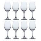 Conjunto 8 Taças de Vinho Degustação Vinho Tinto Agua -365ml