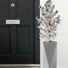 Conjunto 9 Cerejeiras Artificiais (120cm) - Galho de Flores Sakuras para Decorações em Jardim Interno - DE2023