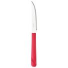 Conjunto 96 Facas Aço Inox Cabo Plástico Vermelho Luna
