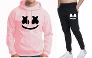 Conjunto abrigo moletom blusa e calça dj marshmellow Conjunto abrigo moletom blusa e calça dj marshmellow