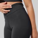 Conjunto Academia Feminino Bermuda Suplex E Top Preto Techm.