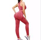 Conjunto Academia Top Cropped Sutiã Legging Levanta Bumbum Cintura Alta Feminino