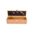 Conjunto Acessórios Porta Vinho 5 Pçs Caixa Bambu - Mimo Style