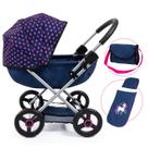 Conjunto aconchegante de carrinho de bebê Toy Baby Doll Pram Dolls 4 em 1 18"