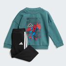 Conjunto Adidas Homem Aranha Infantil Verde e Preto