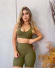 CONJUNTO ADRIELY Fitness Com Amor TOP+SHORT TAM M
