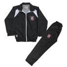 Conjunto Agasalho Corinthians Infantil Juvenil Microfibra