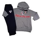 Conjunto Agasalho Moletom Blusa De Frio Infantil Futebol