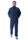 Conjunto Agasalho Tactel Butu Biru Microfibra Marinho Filete