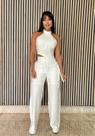 Conjunto alfaiataria cropped e calça 9622