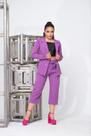 Conjunto Alfaiataria Roxo Feminino Conjunto Alfaiataria Roxo Feminino