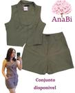 Conjunto alfaiataria shorts e colete Conjunto alfaiataria shorts e colete