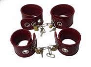 Conjunto Algemas com Tornozeleiras almofadadas com cadeados. AL037