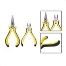 Conjunto Alicates Bijuterias Corte Diagonal e Bico Meia Cana