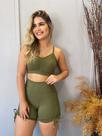 CONJUNTO ALICE Fitness Com Amor TOP+SHORT TAM M